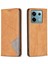 Xiaomi Poco X6 5g Pu Deri Kılıf Standı Manyetik Kapatma Flip Telefon Kapağı-Sarı (Yurt Dışından) 1