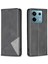 Xiaomi Poco X6 5g Pu Deri Kılıf Standı Manyetik Kapatma Flip Telefon Kapağı-Siyah (Yurt Dışından) 1