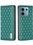 Xiaomi Poco M6 Pro 4g Kılıf Gizli Manyetik Kapatma Folyo Deri Kapak-Yeşil (Yurt Dışından) 1