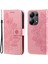Xiaomi Poco M6 Pro 4g Kapak Pu Deri Flip Standlı Telefon Kılıfı-Pembe (Yurt Dışından) 1