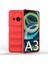 Xiaomi Redmi A3 Telefon Koruyucu Kapak Tpu Kaymaz Sağlam Arka Kılıf-Kırmızı (Yurt Dışından) 1
