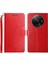 Xiaomi Redmi Için A3 Cüzdan Telefon Kılıfı Baskılı Pu Deri Telefon Kılıfı ile Kayış-Kırmızı (Yurt Dışından) 1