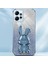 Xiaomi Redmi Note 12 4g Kılıf Için Sevimli Tavşan Anti-Şok Telefon Kapağı, Çekme Çubuğu-Mavi (Yurt Dışından) 2