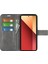 Xiaomi Poco M6 Pro 4g Kapak Manyetik Toka Pu Deri Folio Flip Telefon Cüzdan Kılıfı-Gri (Yurt Dışından) 2