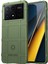 Xiaomi Poco X6 Pro 5g Kılıf Kare Izgara Doku Kaymaz Tpu Telefon Kapağı-Siyah-Yeşil (Yurt Dışından) 1