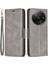 Xiaomi Redmi Için A3 Kılıf Deri Kapak Ayarlanabilir Stand Görünümü Folio Flip Telefon Kapağı-Gri (Yurt Dışından) 1