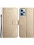 Xiaomi Redmi Note 12 Pro 5g/note 12 Pro Speed ​​5g Kılıf Çiçek Standlı Telefon Kapağı-Altın (Yurt Dışından) 1