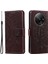 Xiaomi Redmi Için A3 Kılıf Mandala Çiçek Baskılı Damla Dayanıklı Deri Telefon Cüzdan Kapağı-Kahverengi (Yurt Dışından) 1