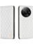 Xiaomi Redmi Için A3 Kılıf Pu Deri Manyetik Kapatma Flip Telefon Kapağı-Beyaz (Yurt Dışından) 1