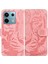 Xiaomi Poco X6 5g Kaplan Desenli Kılıf Pu Deri Standlı Cüzdan Telefon Kapağı-Pembe (Yurt Dışından) 1