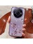Xiaomi Redmi Için A3 Glitter Çiçek Kılıf Taklidi Dekor Esnek Tpu Telefon Kapağı-Mor (Yurt Dışından) 1