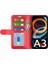 Xiaomi Redmi A3 Kılıf Deri Crazy Horse Doku Cüzdan Folyo Telefon Kapağı-Kırmızı (Yurt Dışından) 2