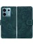 Xiaomi Poco X6 5g Kaplan Desenli Kılıf Pu Deri Standlı Cüzdan Telefon Kapağı-Yeşil (Yurt Dışından) 1