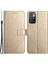 Xiaomi Redmi 10 2022 4g/10 4g (2021) Kılıf Pu Deri Cüzdan Kapağı-Altın (Yurt Dışından) 1