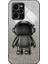 Xiaomi Redmi Note 12 Pro Speed ​​5g Kılıf Pc+Tpu Elektro Kaplama Astronot Kickstand Kapak-Siyah (Yurt Dışından) 1