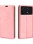 Xiaomi Redmi K70 5g Kılıf Pu Deri Folyo Standı Koruyucu Telefon Kapağı-Pembe (Yurt Dışından) 1