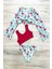 Yeni Sezon 3 Parça Trend Mini Pareolu Desenli Kız Çocuk Bikini Takımı 1