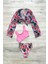 Yeni Sezon 3 Parça Trend Mini Pareolu Desenli Kız Çocuk Bikini Takımı 1