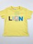Erkek Çocuk Şort Tişort Ikili Takım Kırmızı ve Sarı Renk Seçenekleri Lion Baskı Detaylı 2