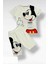 Çocuk Unisex Mickey Mouse Baskılı Alt Üst Şortlu Takım Beyaz 1