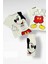 Çocuk Unisex Mickey Mouse Baskılı Alt Üst Şortlu Takım Beyaz 3