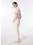 Beyaz Kadın Bisiklet Yaka Basic T-Shirt F4SL-TST0358 3