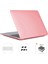 MacBook Air 13 Inç (2020) A2179/A2337 (Ab Versiyonu) 3'ü Bir Arada Sert Dizüstü Bilgisayar Kılıfı + Tpu Klavye Kapağı + Toz Geçirmez Fiş-Pembe (Yurt Dışından) 1