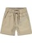 Erkek Bebek Şort 6-18 Ay Bej 1