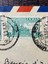Hindistan'dan Isvicre Geneva'ya Uçak Postası Zarfı 1952 Yılından By Airmail From India To Switzerland 4
