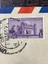Hindistan'dan Isvicre Geneva'ya Uçak Postası Zarfı 1952 Yılından By Airmail From India To Switzerland 5
