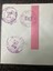 Usa Amerikan Pullu 1965 Yılında Iadeli Taahhütlü Postadan Geçmiş Varış Damgalı Boş Zarf Us Registered Mail 4