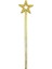 Altın Renk Yıldız Peri Asası Peri Değneği 34 cm 1 Adet 4