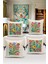 Flower/vintage Serisi Çift Tarafı Dijital Baskılı 4'lü Kırlent Kılıfı Seti (Cushion Cover Set) 1