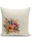 Flower/vintage Serisi Çift Tarafı Dijital Baskılı 4'lü Kırlent Kılıfı Seti (Cushion Cover Set) 4