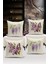Flower/vintage Serisi Çift Tarafı Dijital Baskılı 4'lü Kırlent Kılıfı Seti (Cushion Cover Set) 1
