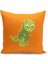 Çocuk Bebek Çift Tarafı Dijital Baskılı 4'lü Kırlent Kılıfı Seti (Kids Children Cushion Cover) 2