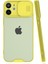 Apple iPhone 12 Mini Uyumlu Platin Kamera Kızaklı Arka Koruma Kılıf 1