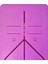Hizalamalı 5mm Kaydırmaz Doğal Kauçuk Yoga Matı Pilates Mat 183 x 68 cm 1