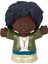 Fisher Price Little People Karakterleri DVP63 GWV18 Yeşil Hırkalı Anne 2