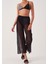 Siyah File Plaj Pantalonu 3