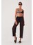 Siyah File Plaj Pantalonu 5
