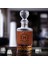 Isim ve Baş Harfli Taba Deri Kaplı Viski Şişesi 3