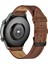 Samsung Watch Deri Kordon Watch 3 Gear S3 Classic Frontier 45 mm 46 mm - 22mm Taba Hakiki Deri Saat Kordonu 1