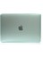 MacBook Air 13,3 Inç Retina Ekran Için Şeffaf Ön/arka Pc Sert Kılıf A2337 M1 (2020)/AIR 13,3 Inç Retina Ekran A2179 (2020)/AIR 13,3 Inç (2019) (2018) A1932-AÇIK Yeşil (Yurt Dışından) 2