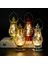 Altın Vintage Fener Retro Tasarım LED Asılı Gaz Lambası Pil Kumandalı Dekoratif Ev Tatil Noel Hediyeleri Ev Dekor Için (Yurt Dışından) 2