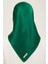 Benetton Yeşil Çizgili Degrade Desen Tivil İpek Eşarp 9150 - 84 8
