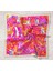 Silk Home  Silk Home Turuncu Pembe Karma Desen Tivil Ipek Eşarp 11427-24 1