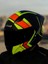 Rapıd 2 Race Extra Mat Neon Sarı-Navy Mavi Kask+Spoıler+Siyah Cam 1