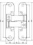 Gömme Gizli Ayarlı Kapı Menteşesi Eko 110 X 24 Mm. 40 Kğ 4