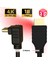 HDMI 2.0 4K Ultra Hd 60 Hz L Tipi Ses ve Görüntü Aktarım Kablosu 2 Metre 1